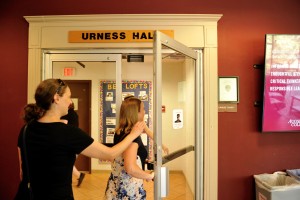 Entering Urness Hall